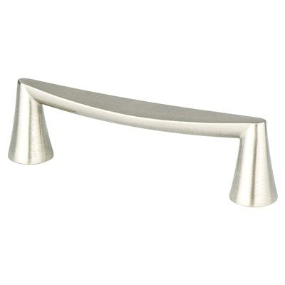 Berenson Domestic Bliss Pull - 96mm (3-25/32 in) - Brushed Nickel