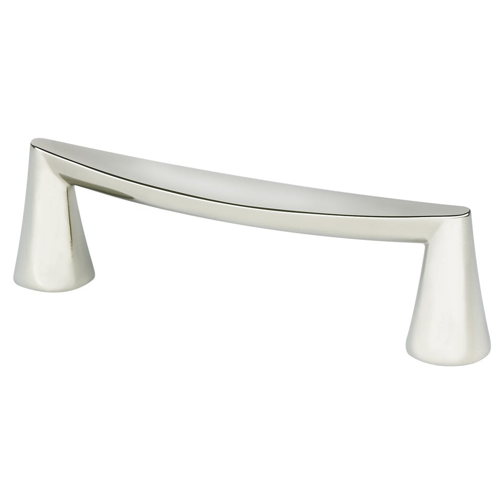 Berenson Domestic Bliss Pull - 96mm (3-25/32 in) - Polished Nickel