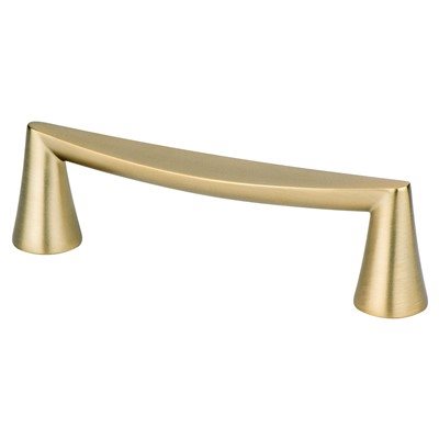 Berenson Domestic Bliss Pull - 96mm (3-25/32 in) - Modern Brushed Gold