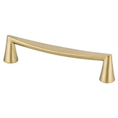 Berenson Domestic Bliss Pull - 128mm (5-1/16 in) - Modern Brushed Gold