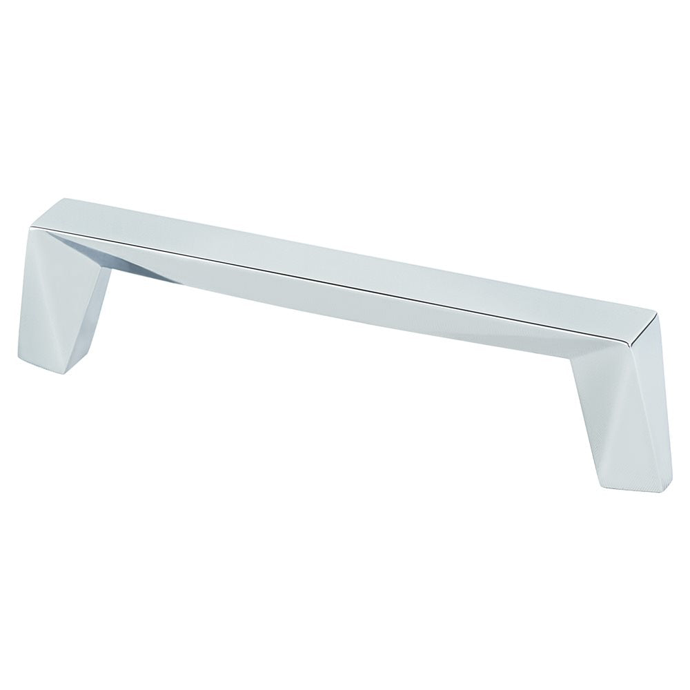 Berenson Swagger Pull - 96mm (3-25/32 in) - Polished Chrome