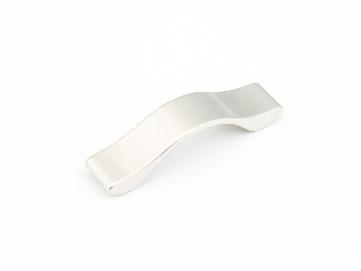 Schaub Wave Pull 2-1/2" Satin Nickel