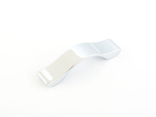 Schaub Wave Pull 2-1/2" Polished Chrome