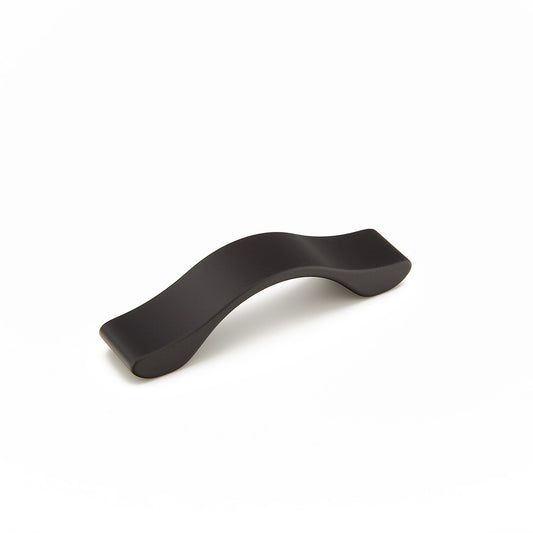 Schaub Wave Pull 2-1/2" Matte Black