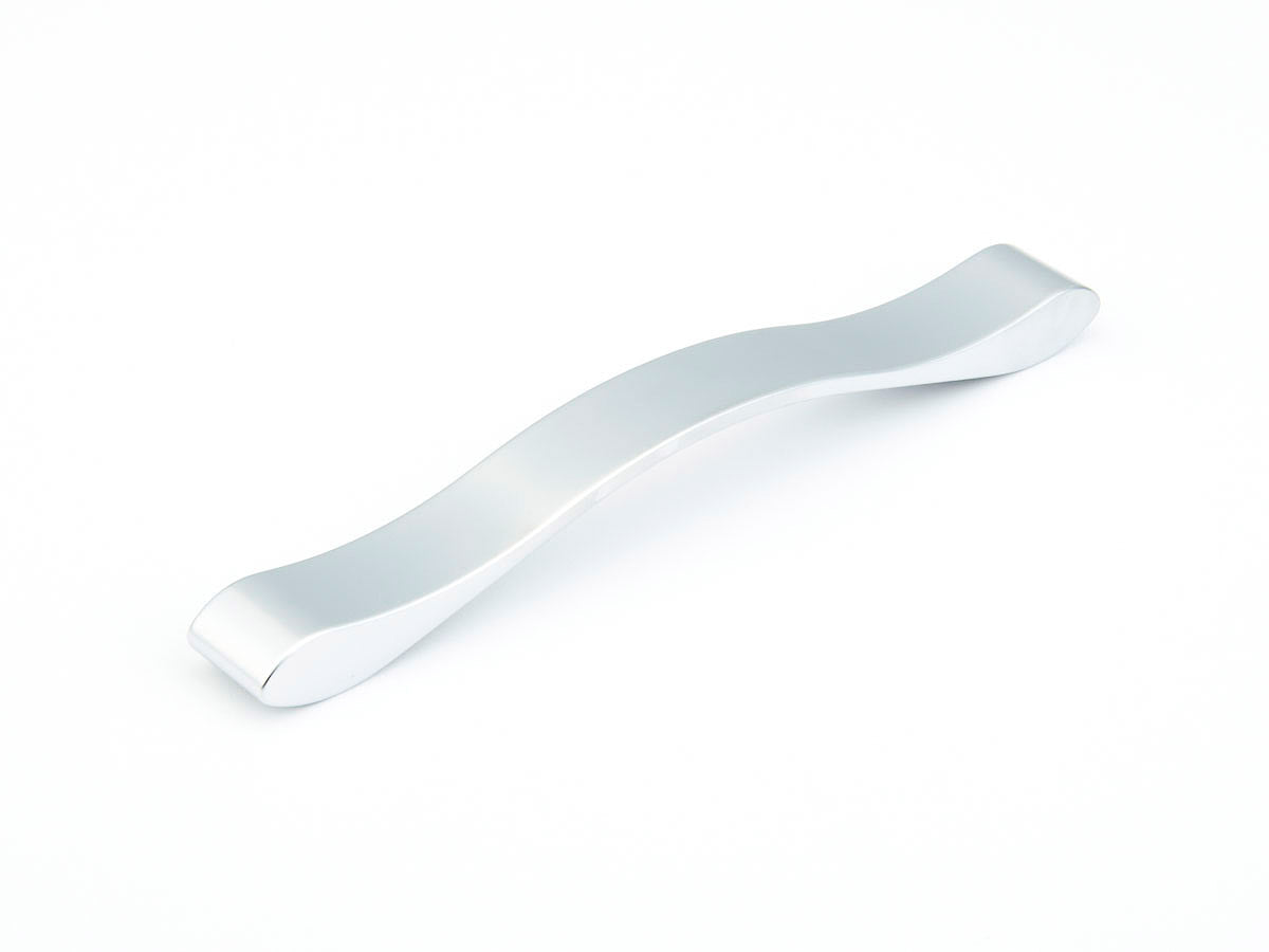 Schaub Wave Pull 7-1/2" Matte Chrome