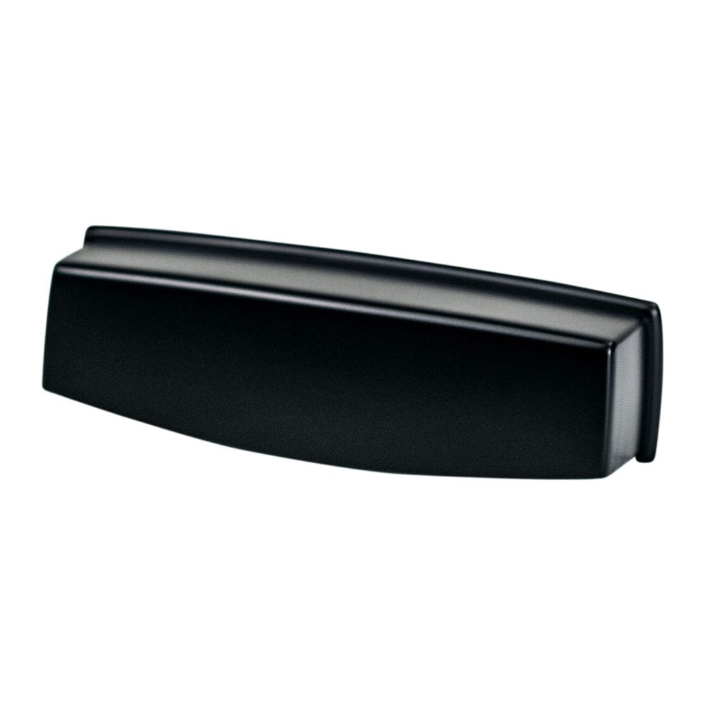 Berenson Emerling Cup Pull - 96mm (3-25/32 in) - Matte Black