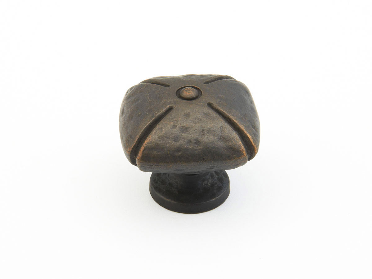 Schaub Siena Knob 1-1/2" Ancient Bronze