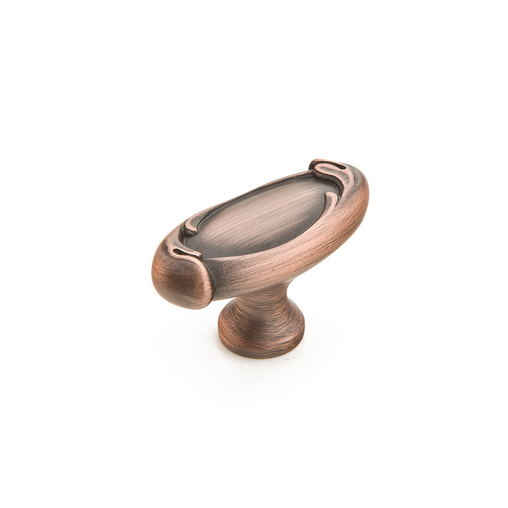 Schaub French Farm Knob Empire Bronze Oval
