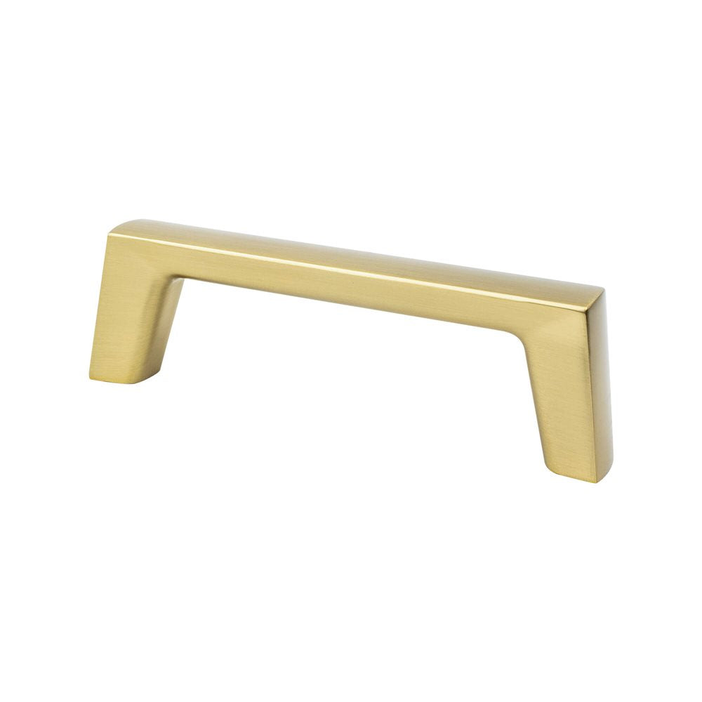 Berenson Brookridge Pull - 96mm (3-25/32 in) - Modern Brushed Gold