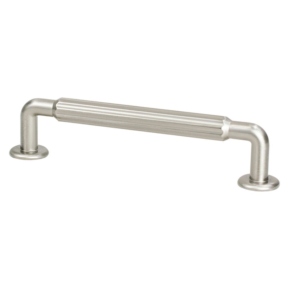 Berenson Cannelee Pull - 128mm (5-1/16 in) - Brushed Nickel