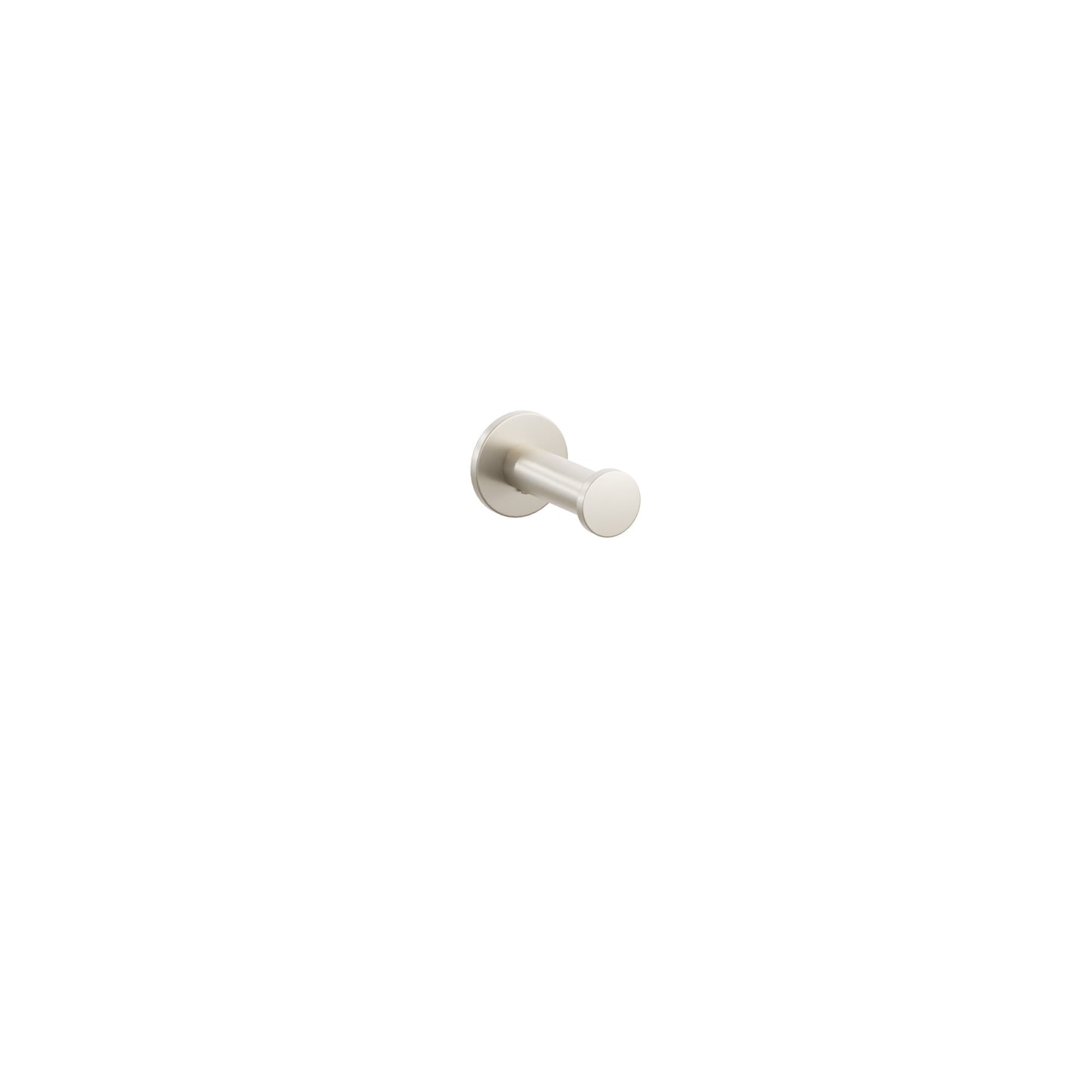 Modern Tubular Brass Single Robe Hook