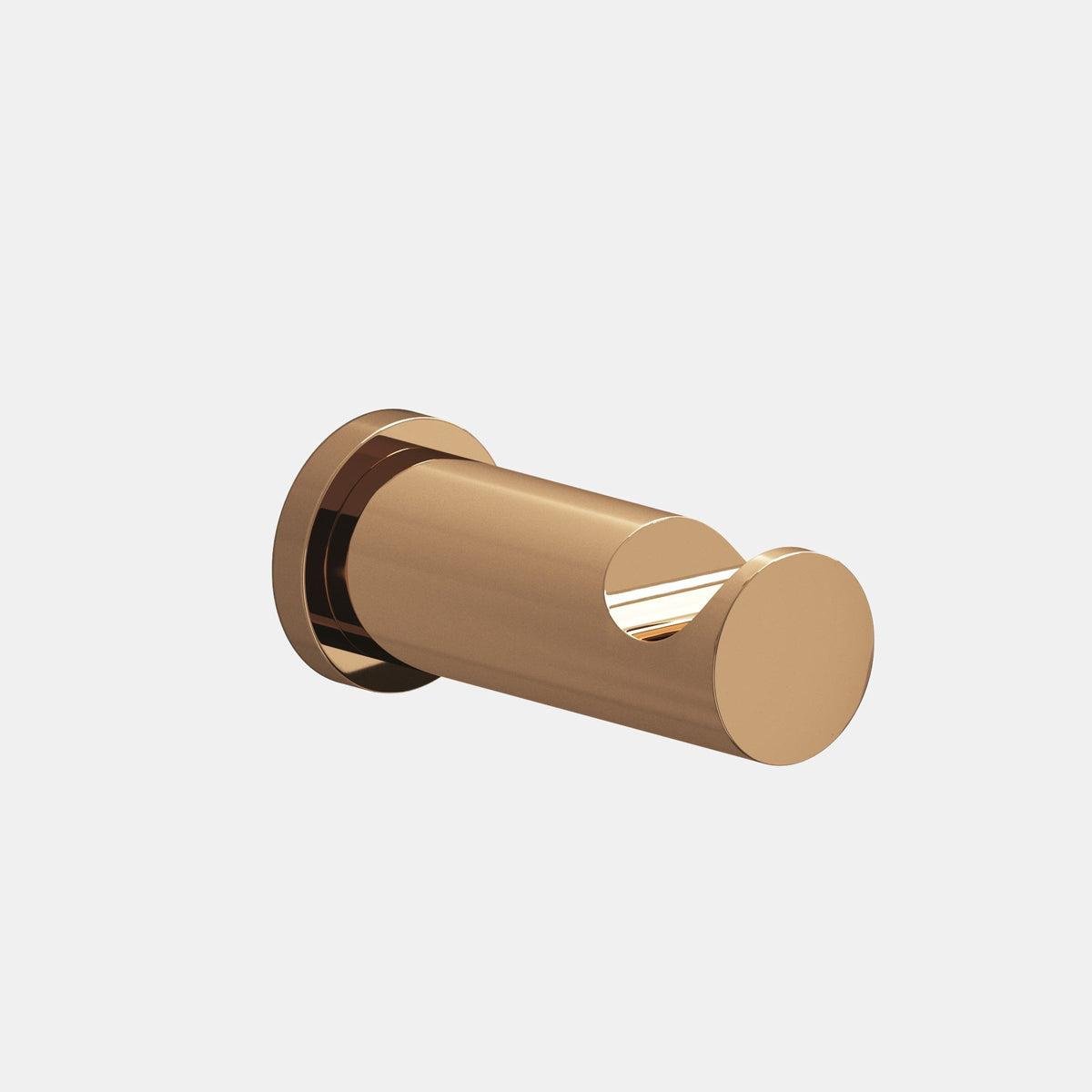 Colonial Bronze 3004 Round Robe Hook, 3 in Projection - Polished Bronze