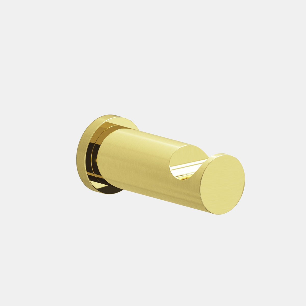 Colonial Bronze 3004 Round Robe Hook, 3 in Projection - Unlacquered Polished Brass