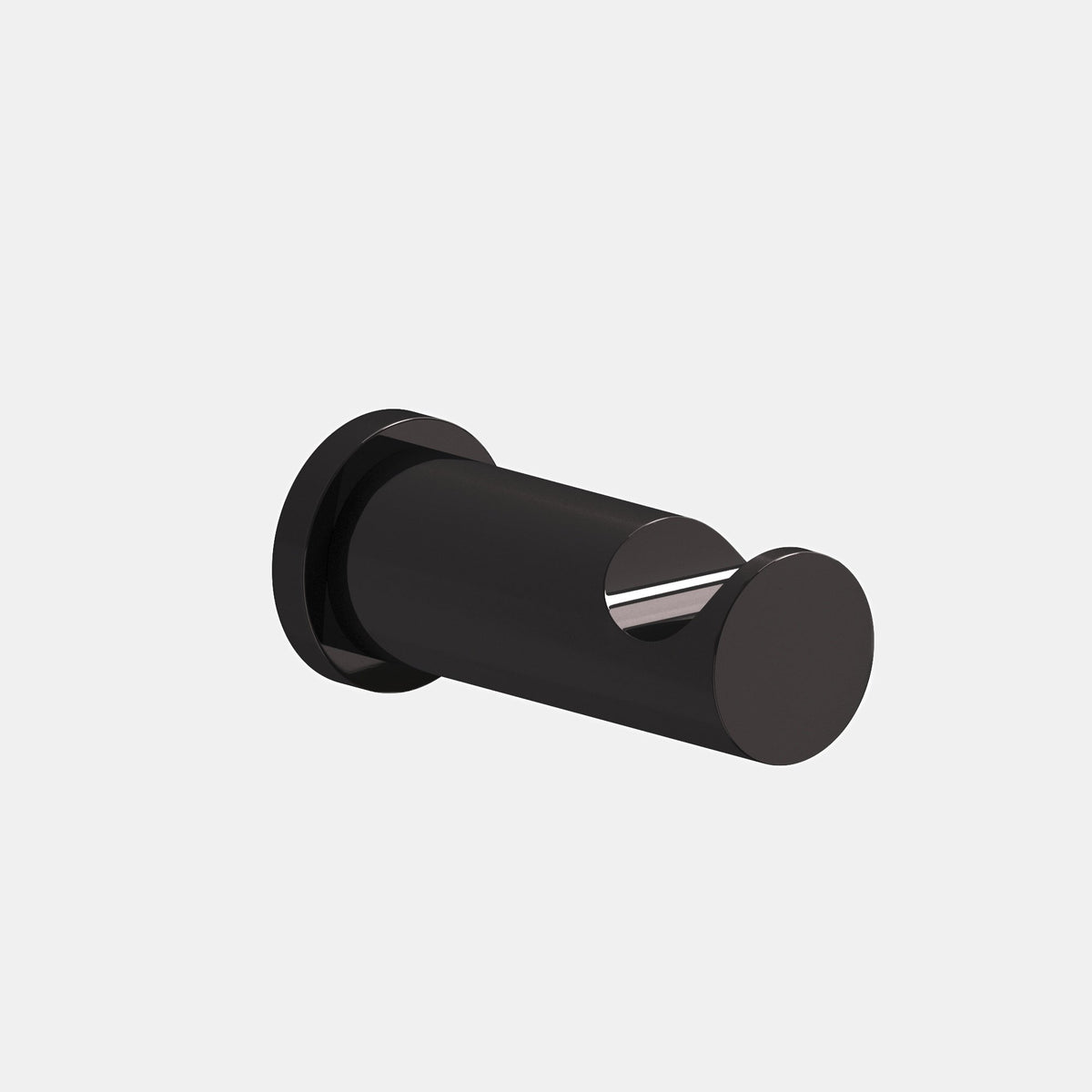 Colonial Bronze 3004 Round Robe Hook, 3 in Projection - Satin Black