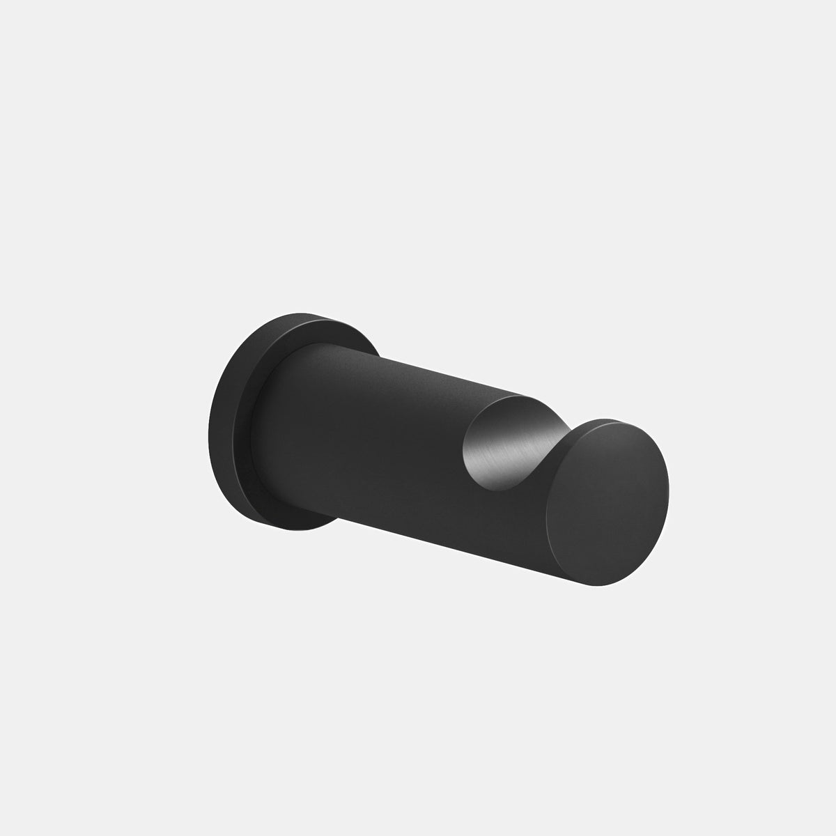 Colonial Bronze 3004 Round Robe Hook, 3 in Projection - Matte Satin Black