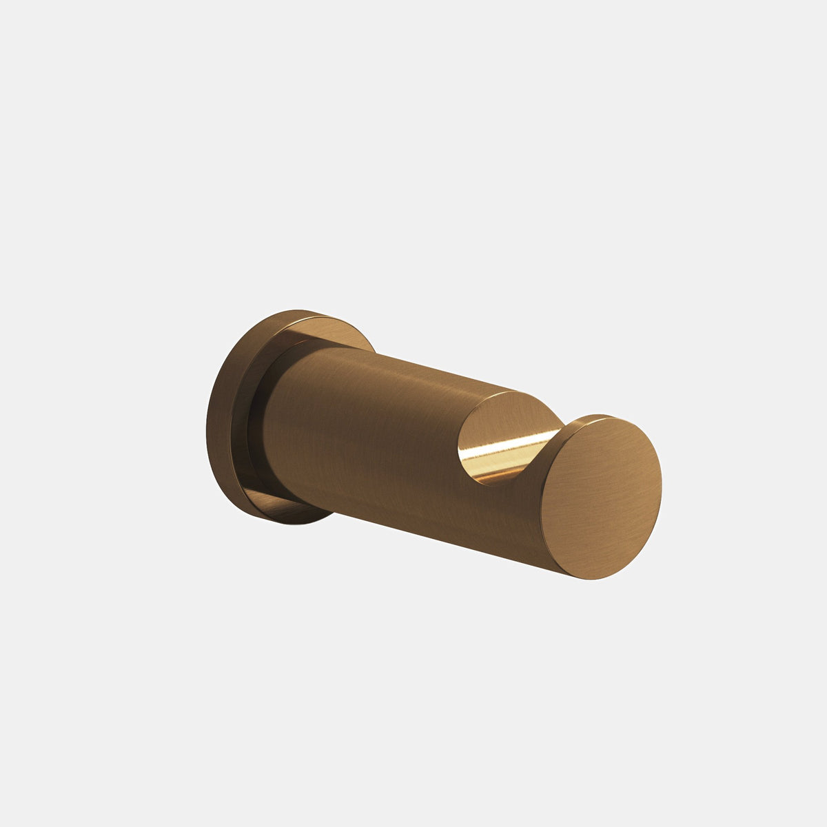 Colonial Bronze 3004 Round Robe Hook, 3 in Projection - Light Statuary Bronze