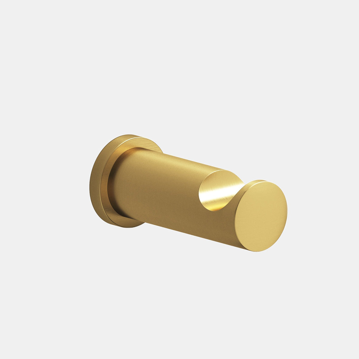 Colonial Bronze 3004 Round Robe Hook, 3 in Projection - Satin Brass