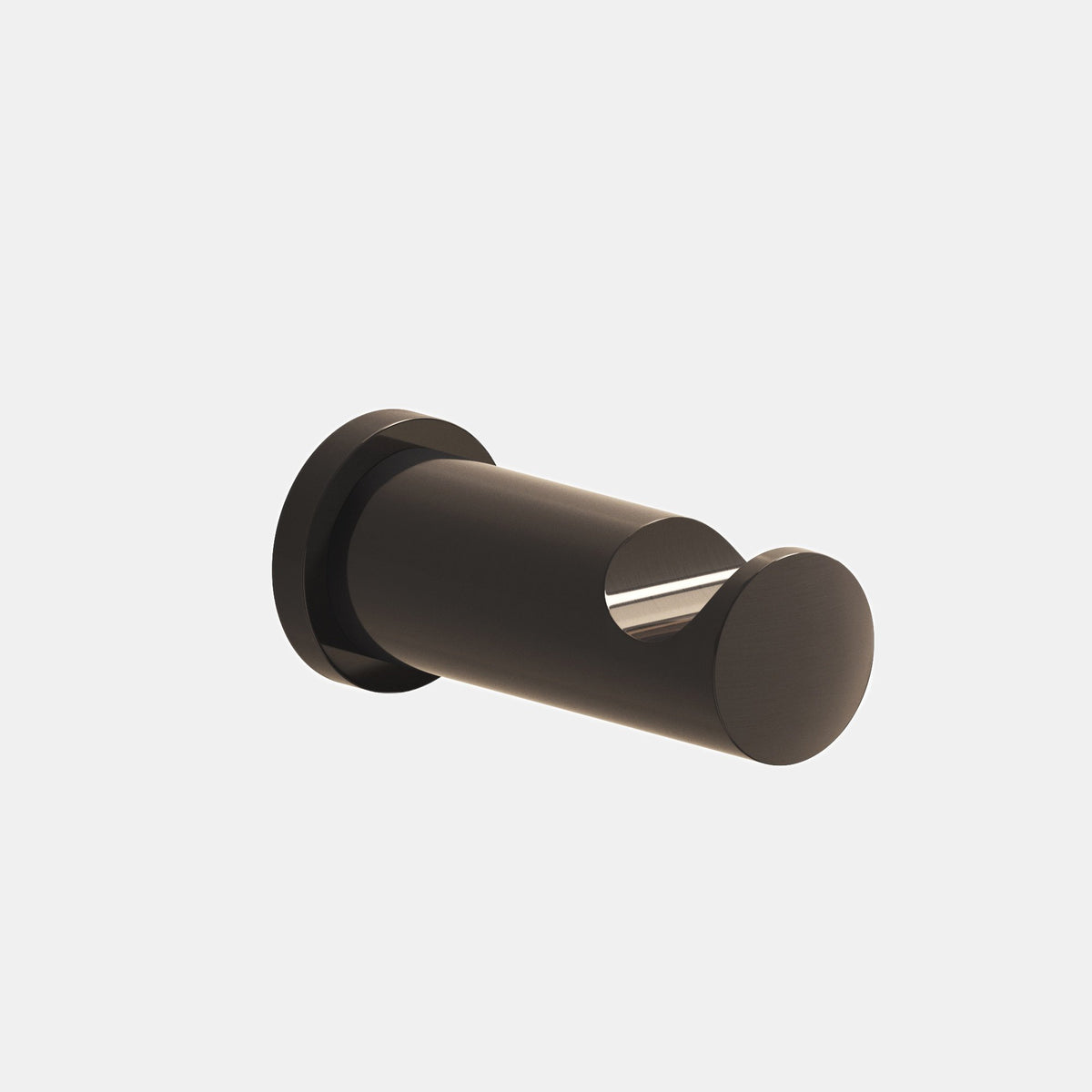 Colonial Bronze 3004 Round Robe Hook, 3 in Projection - Dark Statuary Bronze