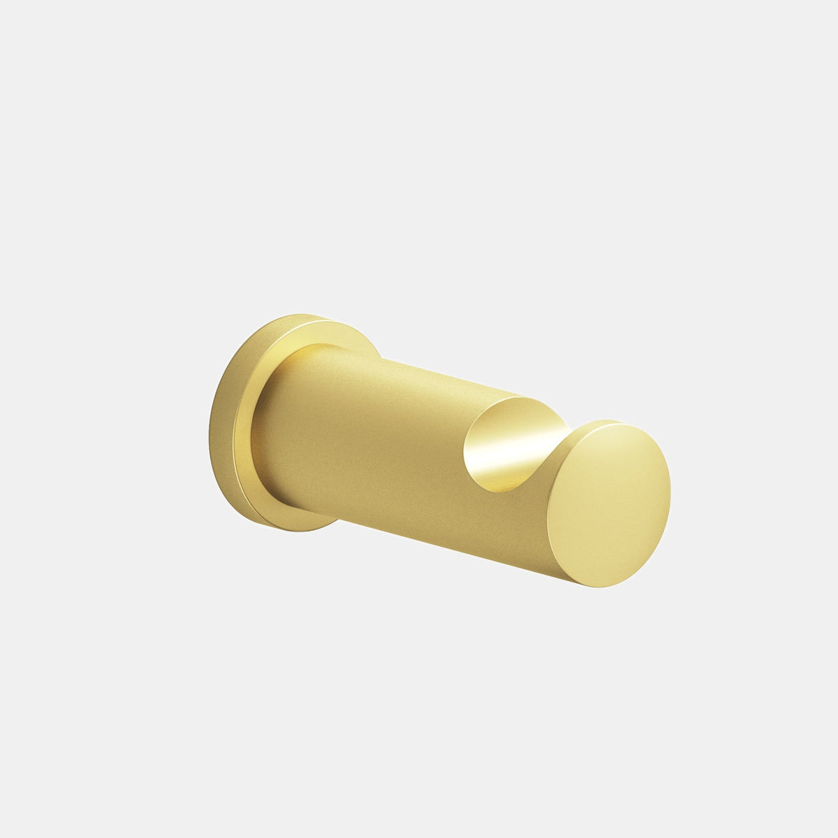 Colonial Bronze 3004 Round Robe Hook, 3 in Projection - Matte Satin Brass