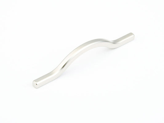 Schaub Sorrento Bowed Pull 96/5-1/16" Satin Nickel