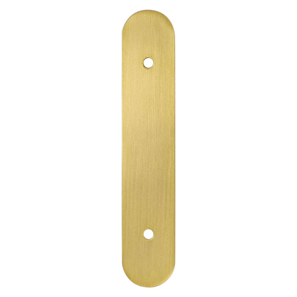 Berenson Galloway Round Backplate - 96mm (3-25/32 in) - Modern Brushed Gold