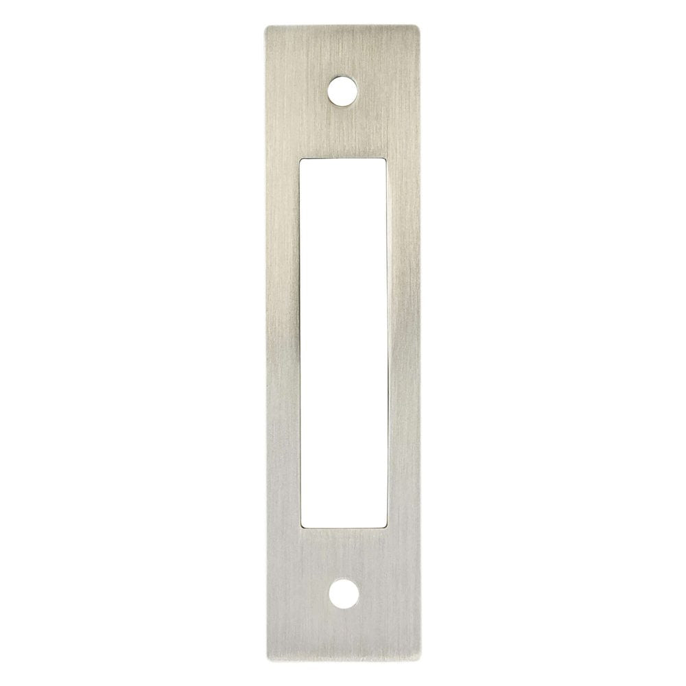 Berenson Statler Cutout Backplate - 96mm (3-25/32 in) - Brushed Nickel