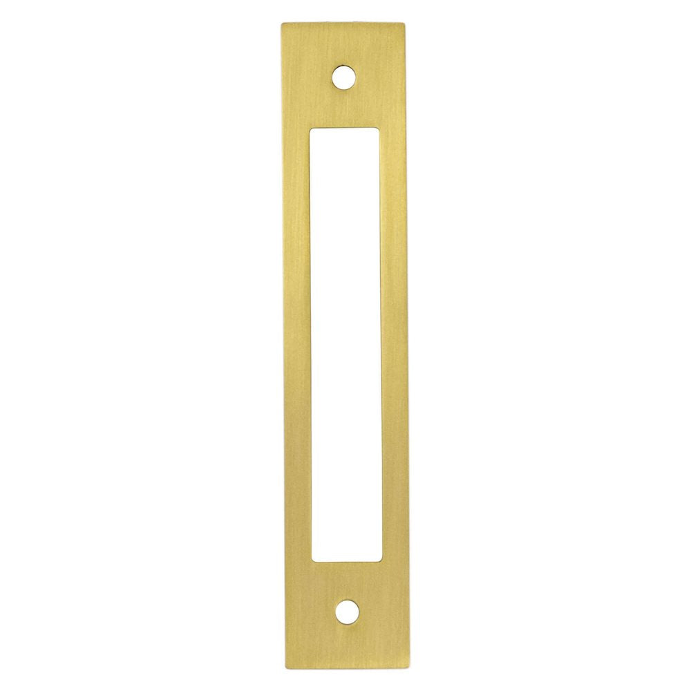 Berenson Statler Cutout Backplate - 128mm (5-1/16 in) - Modern Brushed Gold