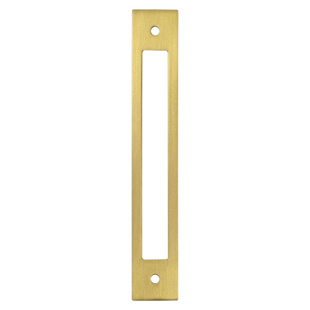 Berenson Statler Cutout Backplate - 160mm (6-5/16 in) - Modern Brushed Gold