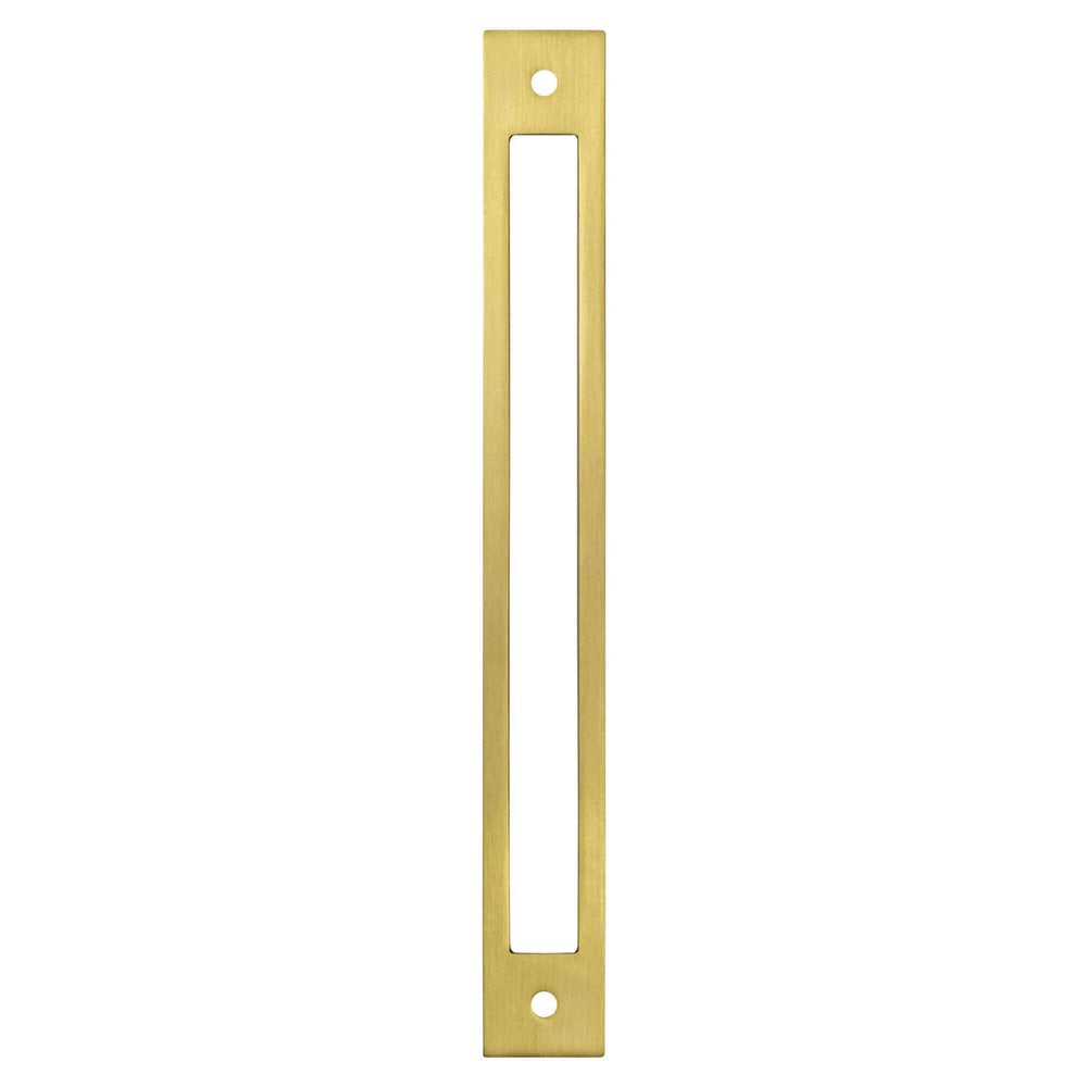 Berenson Statler Cutout Backplate - 224mm (8-13/16 in) - Modern Brushed Gold