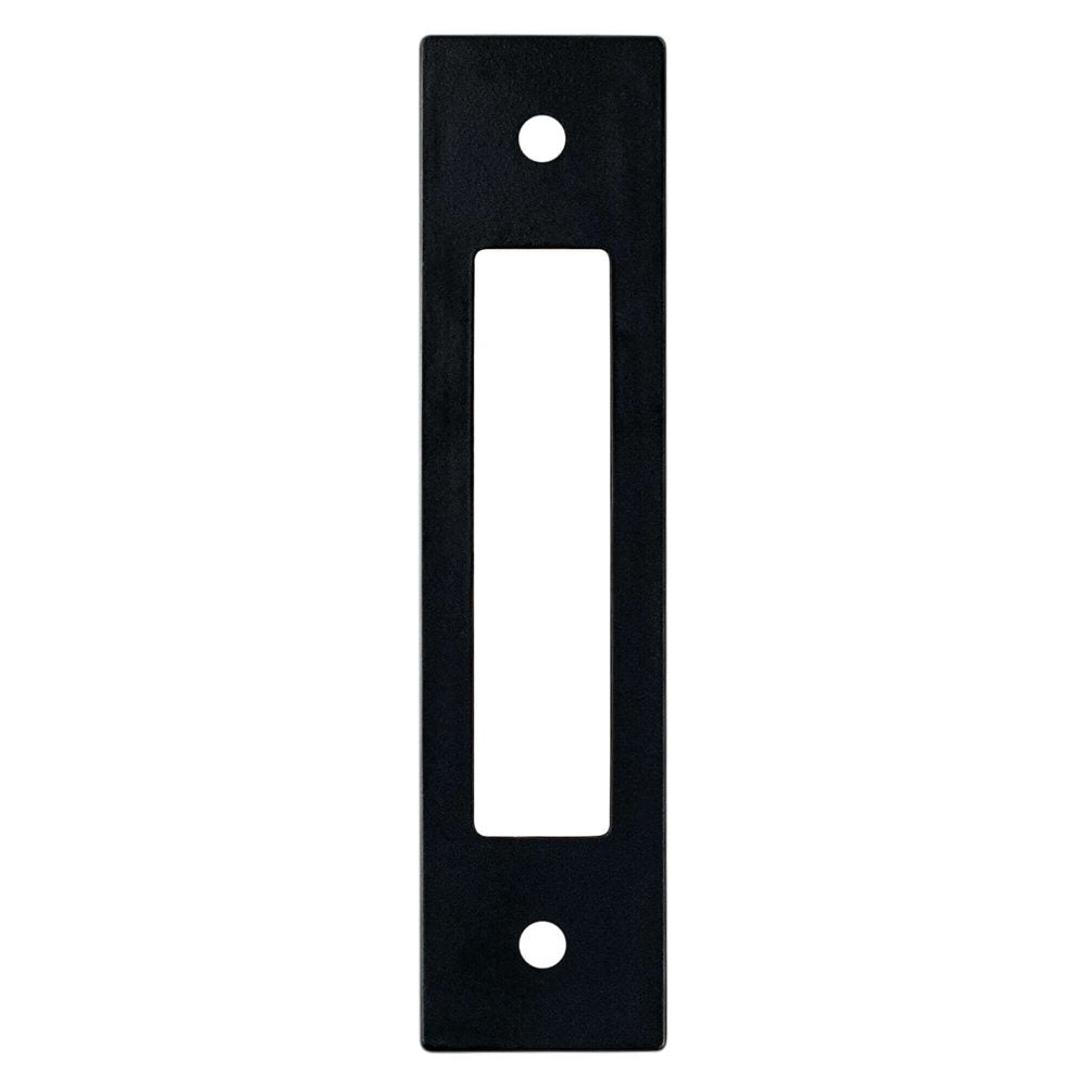 Berenson Statler Cutout Backplate - 96mm (3-25/32 in) - Matte Black