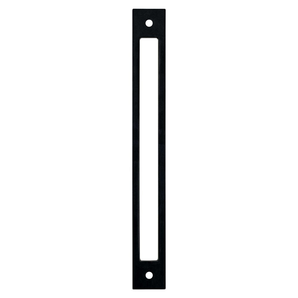 Berenson Statler Cutout Backplate - 224mm (8-13/16 in) - Matte Black