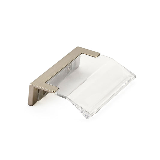Schaub Positano Edge Pull 1-1/4" Satin Nickel
