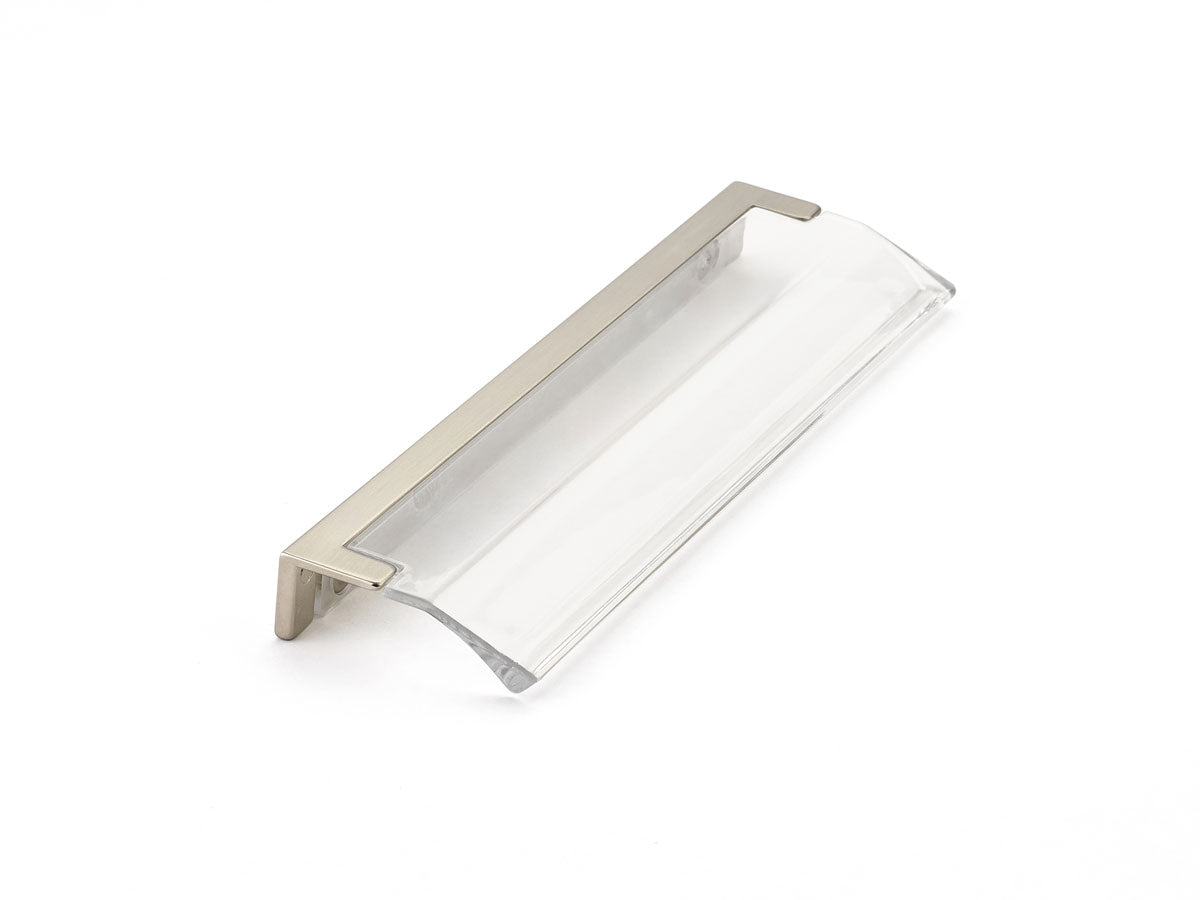 Schaub Positano Edge Pull 5-1/16" Satin Nickel
