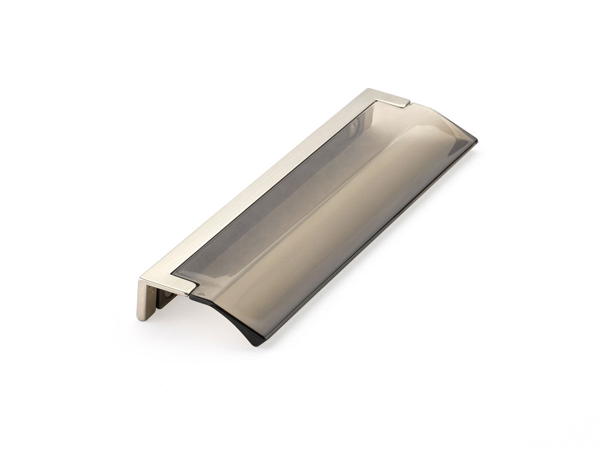Schaub Positano Edge Pull 5-1/16" Satin Nickel