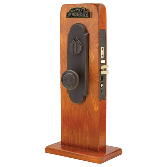 Cheyenne Knob-by-Knob / Lever-by-Lever Mortise Entry Set – Medium Bronze