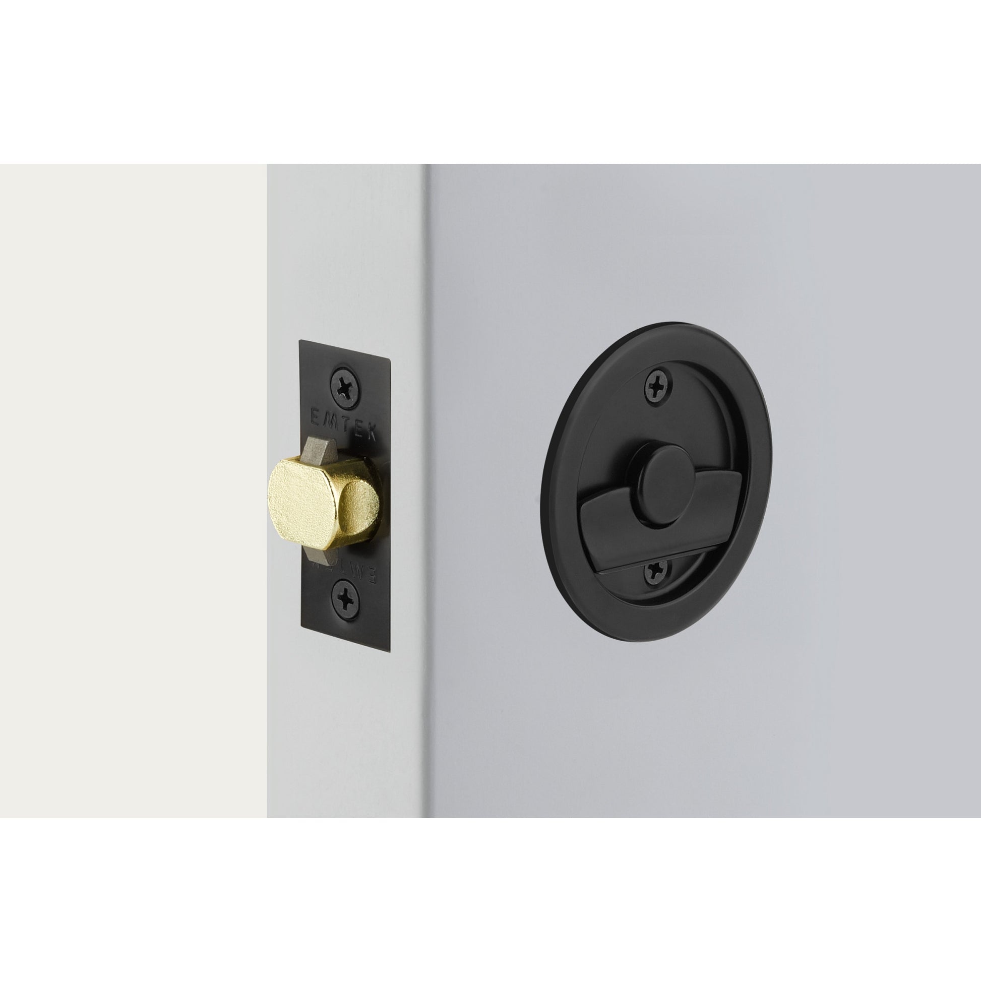Round Pocket Door Tubular Lock