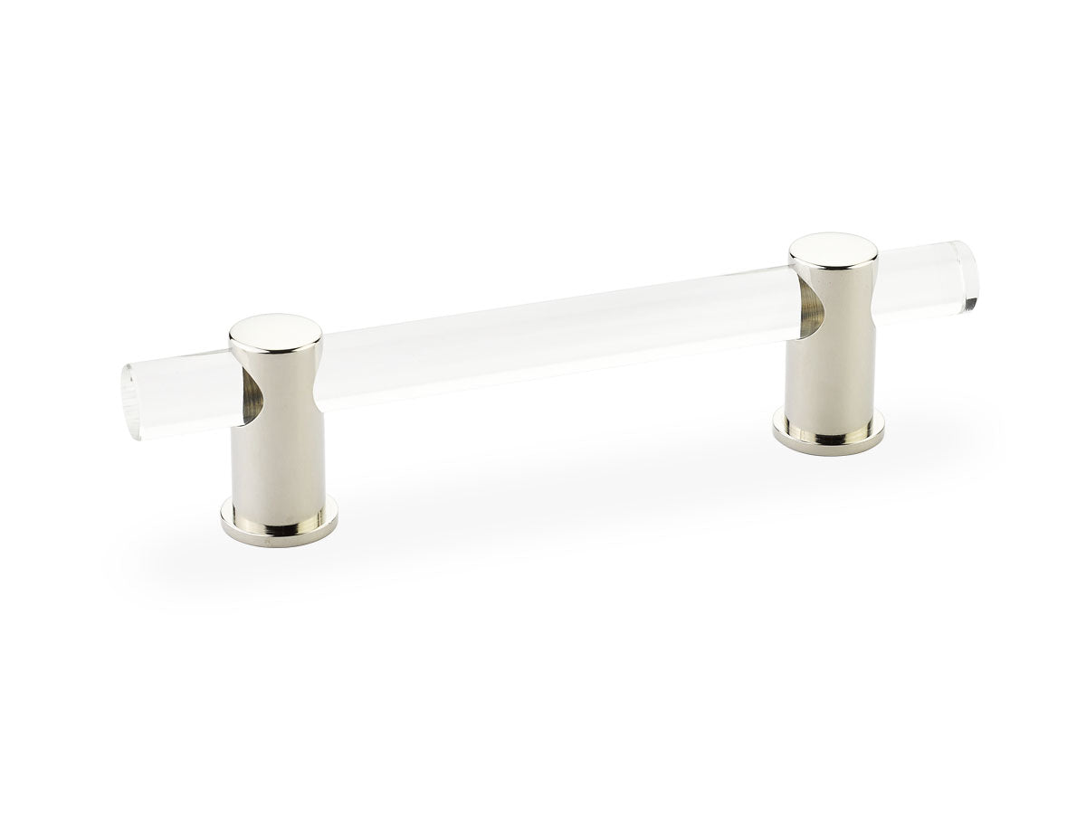 Schaub Lumiere Bar Pull 4" Polished Nickel