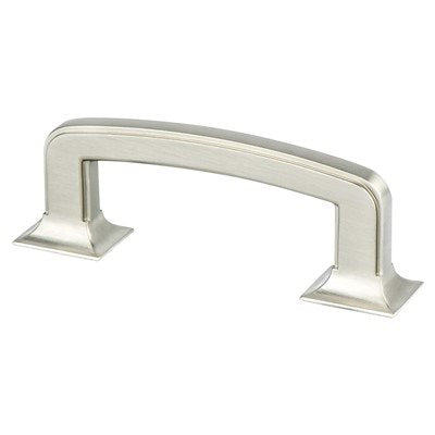 Berenson Hearthstone Pull - 3 in (76.2mm) - Brushed Nickel