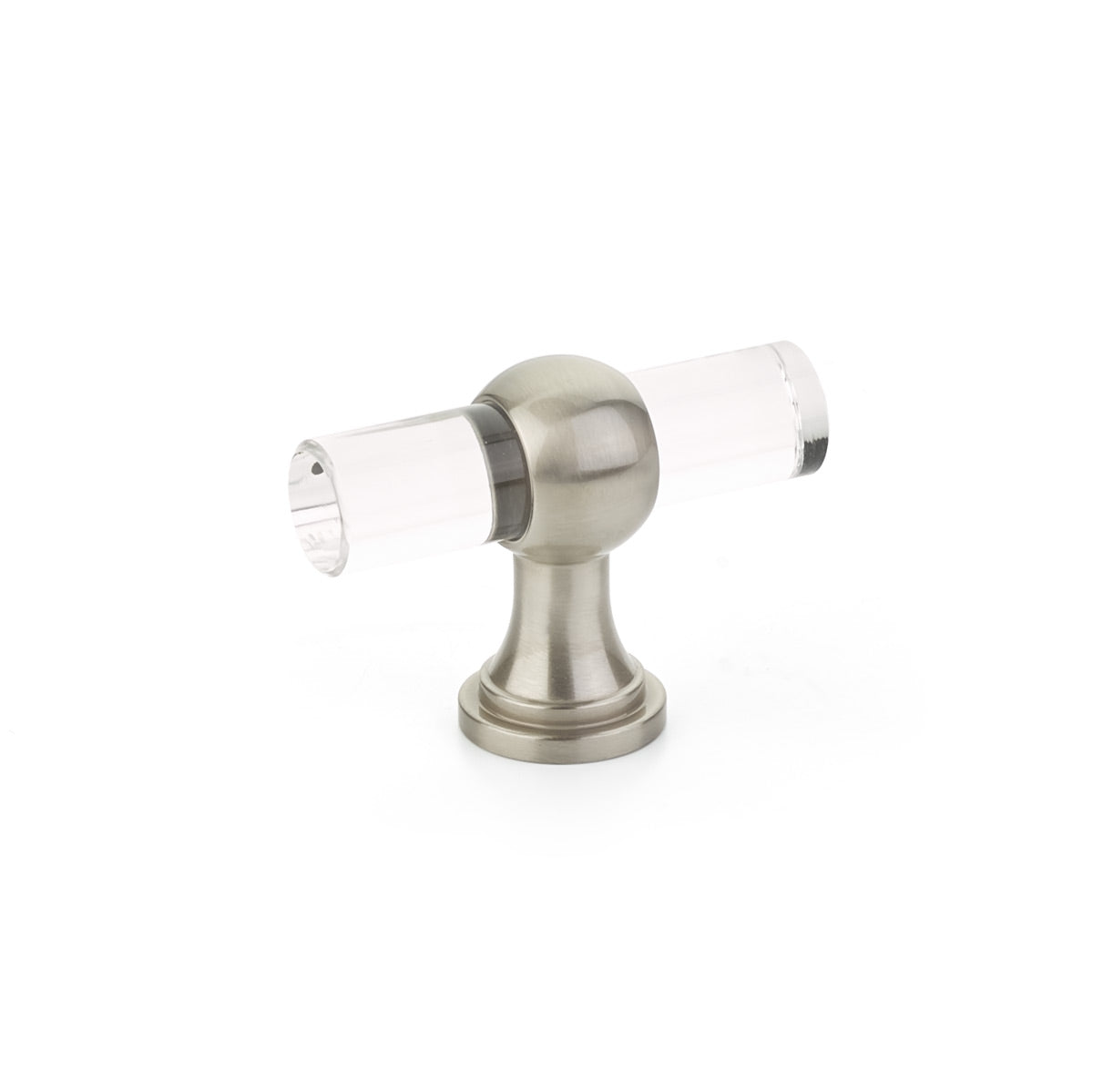 Schaub Lumiere Transitional T-Knob Satin Nickel