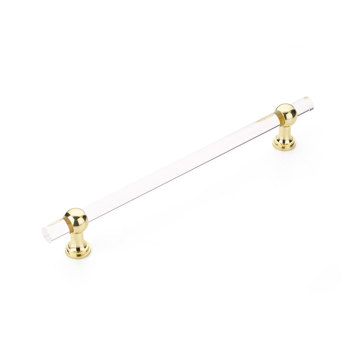 Schaub Lumiere Transitional Bar Pull 12" Polished Brass