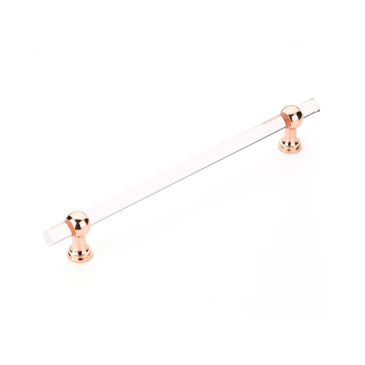 Schaub Lumiere Transitional Bar Pull 12" Polished Rose Gold