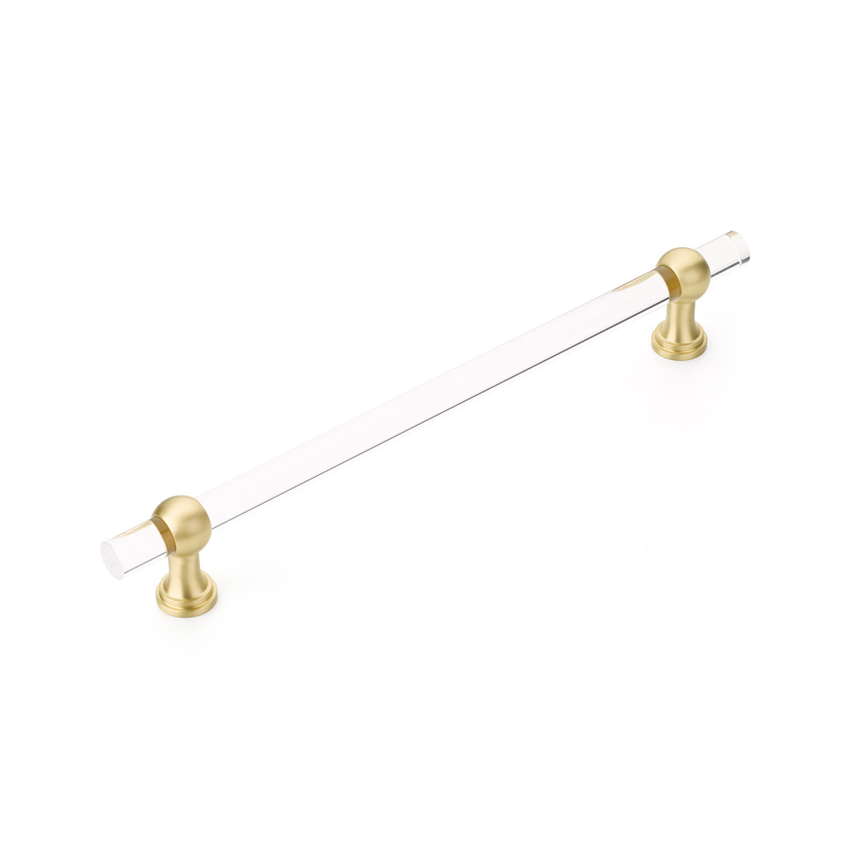 Schaub Lumiere Transitional Bar Pull 12" Satin Brass