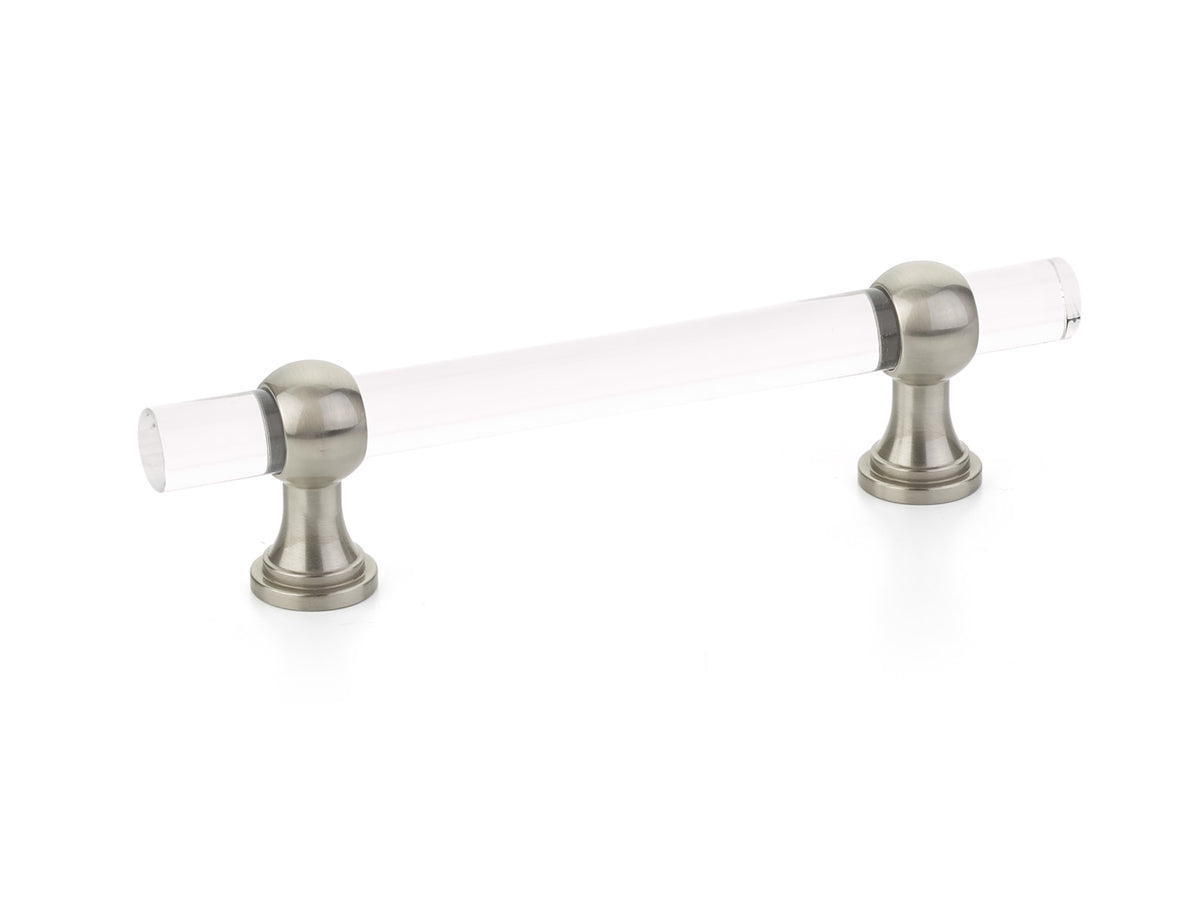 Schaub Lumiere Transitional Bar Pull 4" Satin Nickel