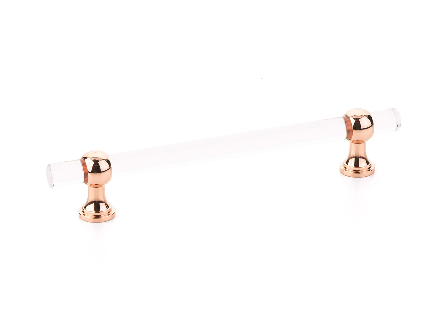Schaub Lumiere Transitional Bar Pull 6" Polished Rose Gold