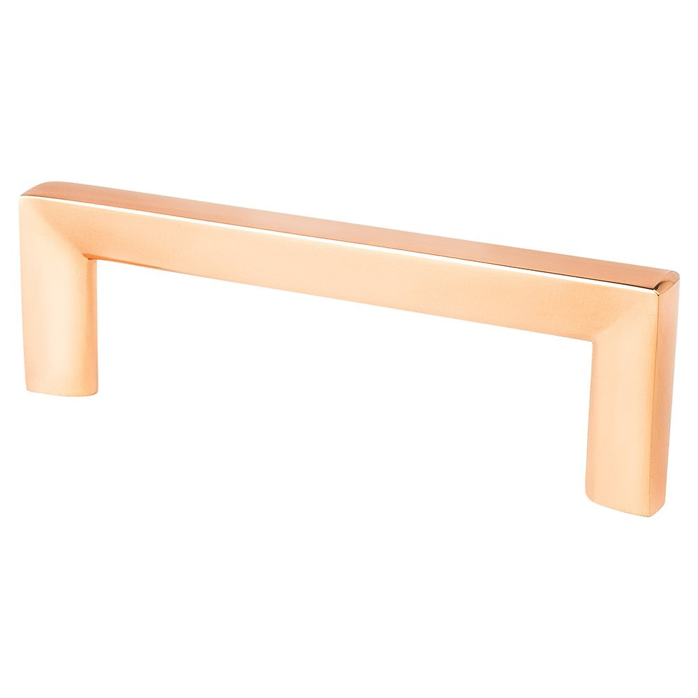 Berenson Metro Pull - 96mm (3-25/32 in) - Polished Copper