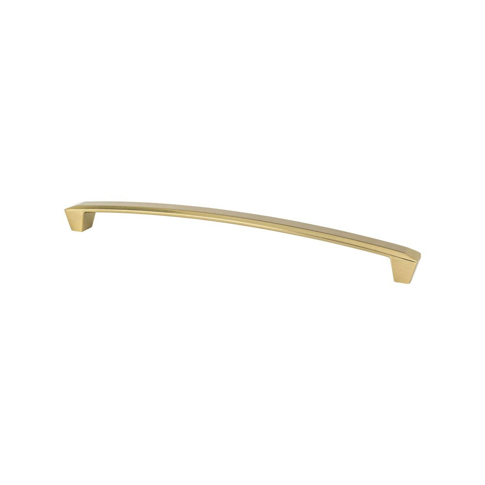 Berenson Laura Pull - 12 in (304.8mm) (Appliance Pull) - Modern Brushed Gold
