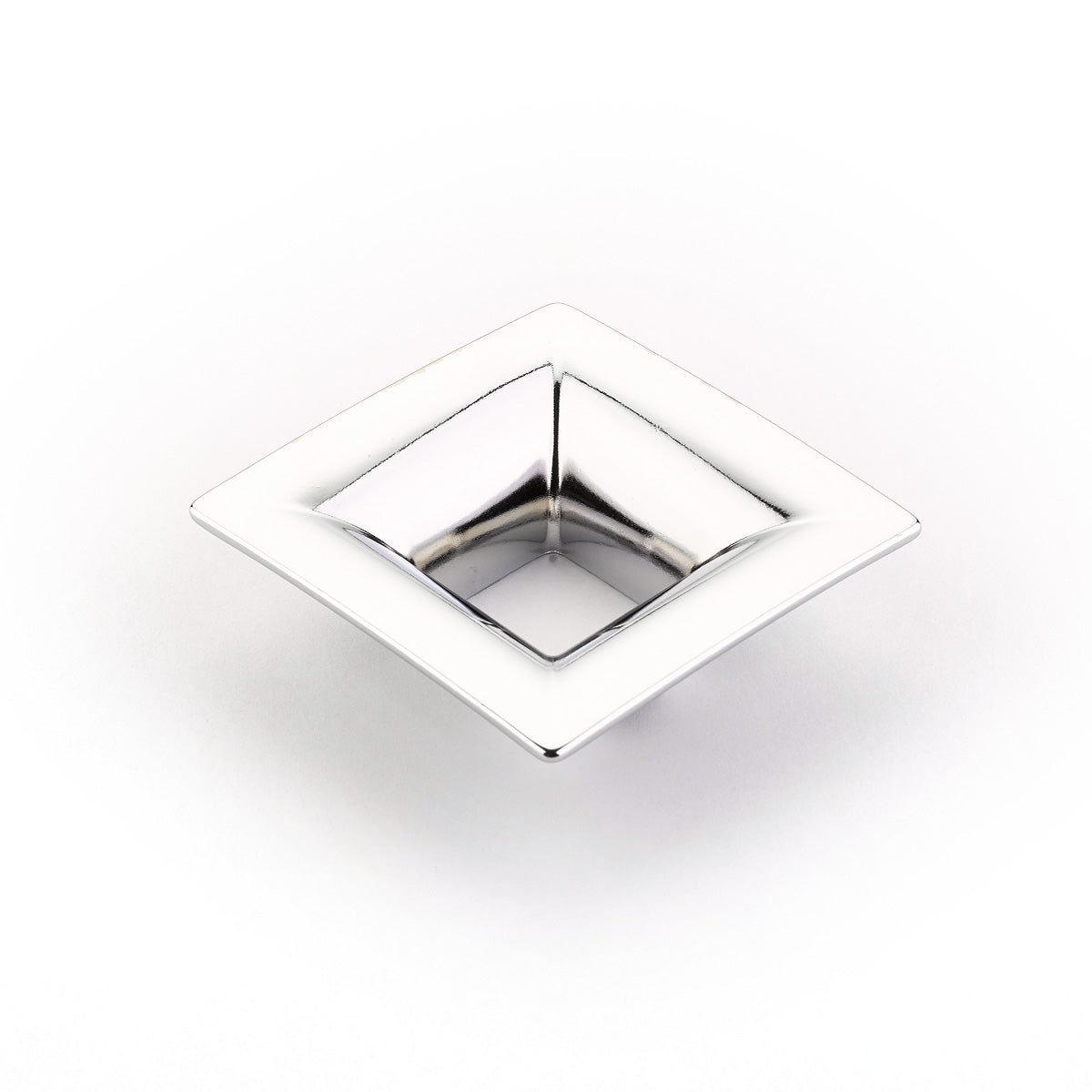 Schaub Finestrino Flared Square Pull 1-1/4" Polished Chrome