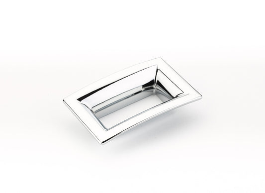Schaub Finestrino Flared Rectangle Pull 2-1/2" Polished Chrome