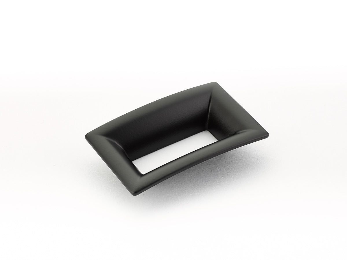 Schaub Finestrino Flared Rectangle Pull 2-1/2" Matte Black