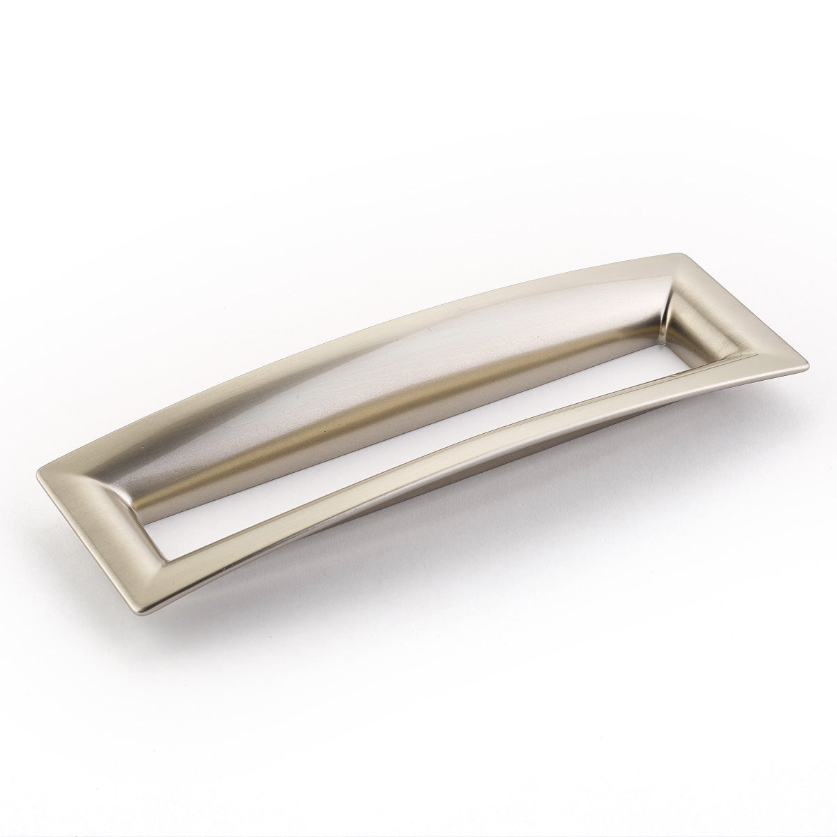 Schaub Finestrino Flared Rectangle Pull 6-5/16" Satin Nickel